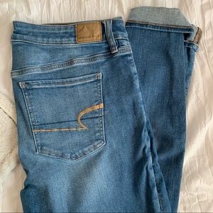 Medium Wash AE Jeggings